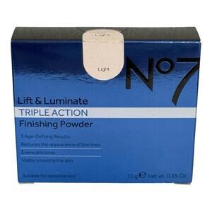 No7 Lift Luminate Triple Action Finishing Powder Light Original Formula New